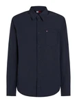 Tommy Hilfiger Hemdjacke LW PACKABLE SHIRT JACKET mit Brusttasche blau
