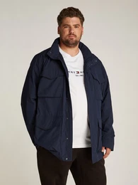 Tommy Hilfiger Big & Tall Allwetterjacke BT-LW PACKABLE FIELD JACKET-B in Groen Gren, Logostickerei