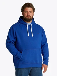 Tommy Hilfiger Big & Tall Sweatshirt BT-ESSENTIAL FLEECE HOODY-B in Groen Gren, Logostickerei