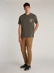 Tommy Jeans T-Shirt TJM RLX NOVELTY 2 GMD TEE Dunkelgrau/Grau/Hellgrau