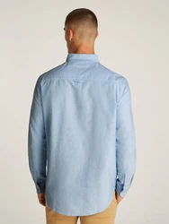 Tommy Jeans Hemd Hellblau/Blau
