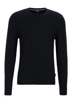 Joop Jeans Rundhalspullover Hajon Schwarz/Dunkelblau