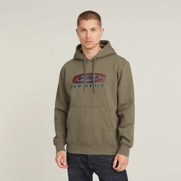 G-STAR Hoodie Old Skool Logo
