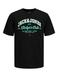 Jack & Jones Rundhalsshirt JJELOGO TEE SS O-NECK 2 COL SS25 Mischfarben/Weiß/Dunkelblau/Creme