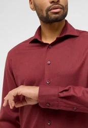 Eterna Langarmhemd MODERN FIT EASY IRON Dunkelrot/Rot/Bordeaux