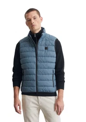 Marc O'Polo Steppweste Hellblau/Grau/Blau