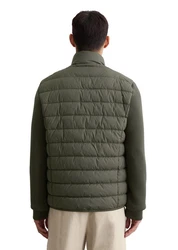 Marc O'Polo Outdoorjacke mit Scuba-Ärmeln Dunkelgrün/Grün/Khaki