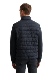 Marc O'Polo Outdoorjacke mit Scuba-Ärmeln Hellblau/Dunkelblau