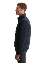 Marc O'Polo Outdoorjacke mit Scuba-Ärmeln Hellblau/Dunkelblau