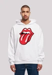 F4NT4STIC Kapuzenpullover The Rolling Stones Zunge Weiß/Rot