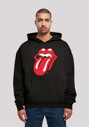 F4NT4STIC Kapuzenpullover The Rolling Stones Zunge Schwarz/Rot/Grau/Rosa