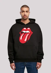 F4NT4STIC Kapuzenpullover The Rolling Stones Zunge Schwarz/Rot/Grau/Rosa