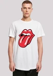 F4NT4STIC T-Shirt The Rolling Stones Zunge Weiß/Rot