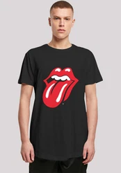 F4NT4STIC T-Shirt The Rolling Stones Zunge Schwarz/Rot/Creme