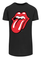 F4NT4STIC T-Shirt The Rolling Stones Zunge Schwarz/Rot/Creme