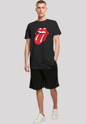 F4NT4STIC T-Shirt The Rolling Stones Zunge Schwarz/Rot/Creme