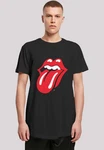 F4NT4STIC T-Shirt The Rolling Stones Zunge Schwarz/Rot/Creme