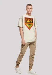 F4NT4STIC T-Shirt Kiss Army Logo Rot/Khaki/Creme/Gelb