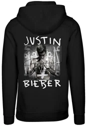 F4NT4STIC Kapuzenpullover Justin Bieber Purpose Album Cover Braun/Schwarz/Rot