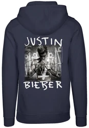 F4NT4STIC Kapuzenpullover Justin Bieber Purpose Album Cover Blau/Dunkelblau