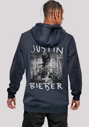 F4NT4STIC Kapuzenpullover Justin Bieber Purpose Album Cover Blau/Dunkelblau
