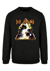 F4NT4STIC Sweatshirt Def Leppard Hysteria Rot/Braun/Creme