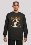 F4NT4STIC Sweatshirt Def Leppard Hysteria Rot/Braun/Creme