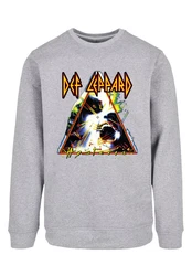 F4NT4STIC Sweatshirt Def Leppard Hysteria Braun/Rot/Grau/Hellgrau/Creme