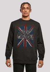 F4NT4STIC Sweatshirt Sex Pistols Anarchy Flag Schwarz/Braun