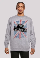 F4NT4STIC Sweatshirt Sex Pistols Anarchy Flag Grau/Rot