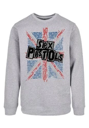 F4NT4STIC Sweatshirt Sex Pistols Anarchy Flag Grau/Rot