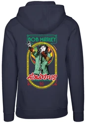 F4NT4STIC Kapuzenpullover Bob Marley Reggae Music Exodus Singing Grün/Dunkelrot/Dunkelgrün/Rot