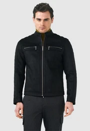 Outdoorjacke im angesagten Biker-Stil