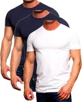 Jack & Jones T-Shirt Basic mit Rundhalsausschnitt Dunkelblau/Weiß/Creme/Hellblau/Lila/Schwarz