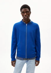 ARMEDANGELS Strickjacke Agaamo Blau/Hellblau/Dunkelblau