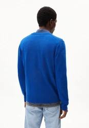 ARMEDANGELS Strickjacke Agaamo Blau/Hellblau/Dunkelblau