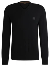 BOSS ORANGE Strickpullover Kanovano_V_S Schwarz