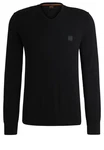 BOSS ORANGE Strickpullover Kanovano_V_S Schwarz