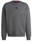 HUGO Sweatshirt Dettil Dunkelgrau/Hellgrau/Grau
