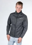 DEPROC Active Strickfleecejacke ELKFORD MEN NEW CS Grau/Dunkelgrau/Dunkelblau