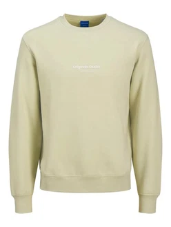 JACK & JONES Sweatshirt 'JORVesterbro' Hellgrün/Grün/Khaki