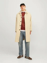 JACK & JONES Sweatshirt 'JORVesterbro' Orange/Dunkelrot/Rot