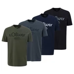 s.Oliver Herren T-Shirt Basic Logoprint 