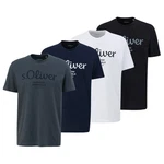 s.Oliver Herren T-Shirt Basic Logoprint 
