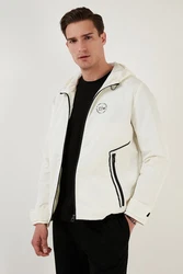 Buratti Kurzjacke Regular Fit Creme/Weiß