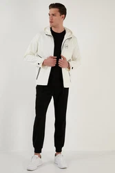 Buratti Kurzjacke Regular Fit Creme/Weiß