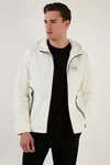 Buratti Kurzjacke Regular Fit Creme/Weiß