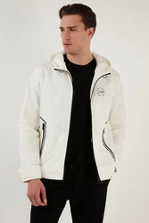 Buratti Kurzjacke Regular Fit Creme/Weiß