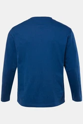 JP1880 T-Shirt Langarmshirt Basic Blau/Dunkelblau