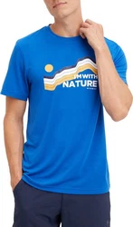McKINLEY Kurzarmshirt Roggo M BLAU DUNKEL